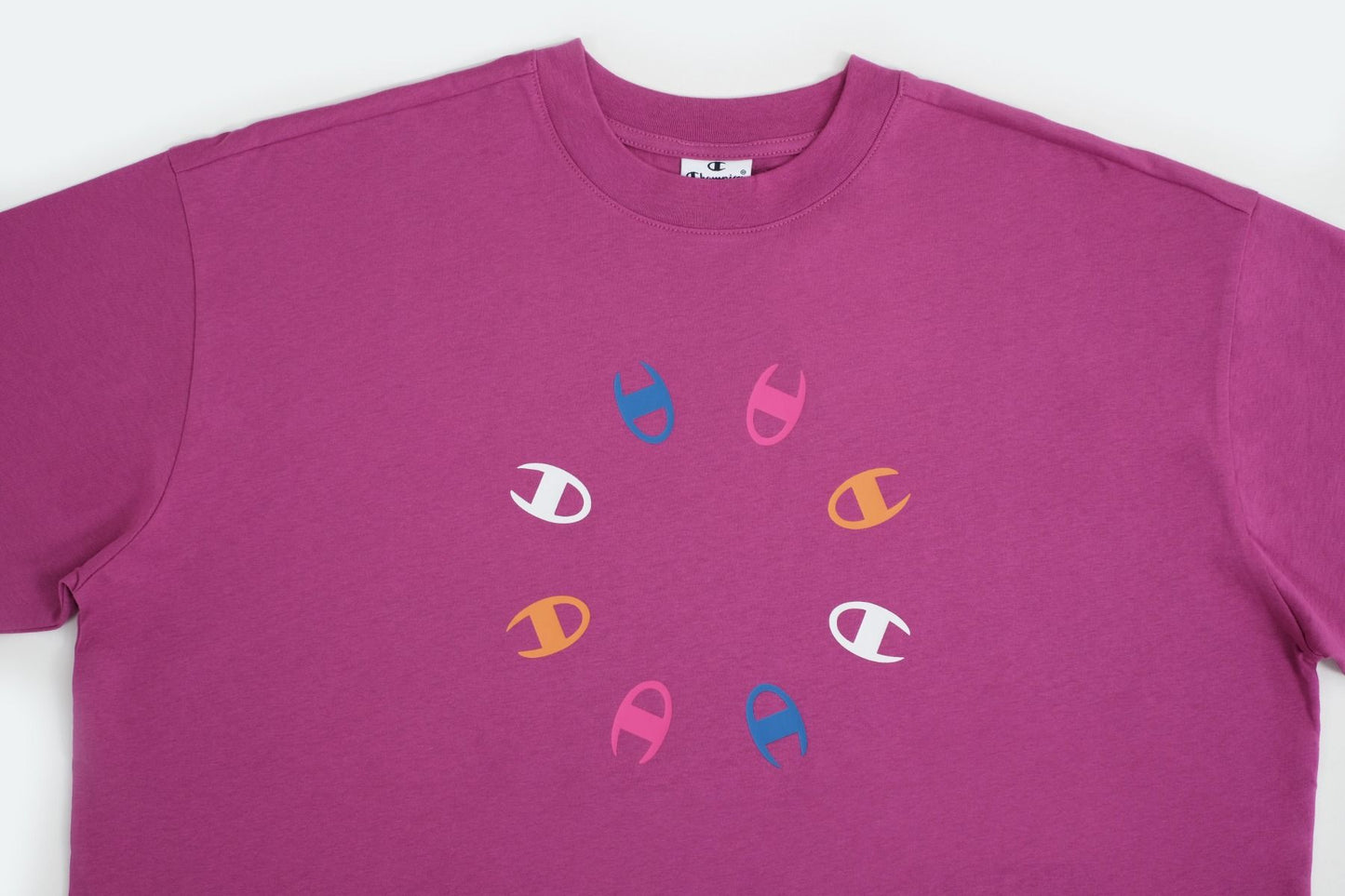 CHAMPION CREWNECK T-SHIRT เสื้อยืดทีเชิ๊ต ผู้หญิง 116645-PS044 Pink - 1 Supersports Thailand