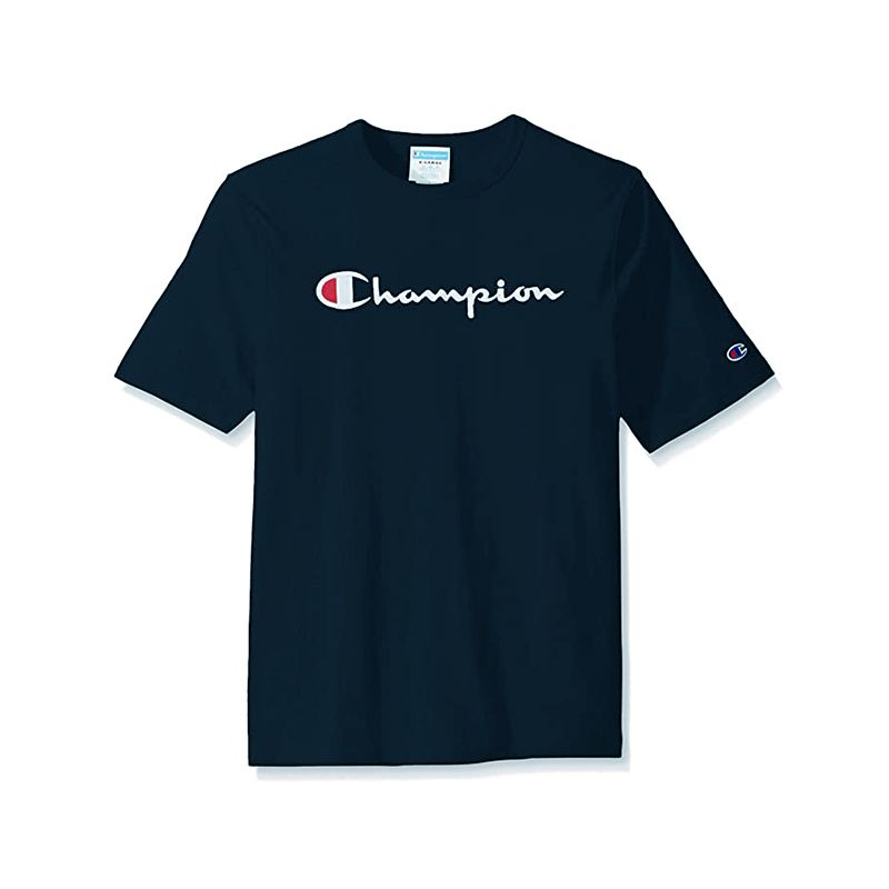 CHAMPION CLASSIC GRAPHIC TEE เสื้อยืดทีเชิ๊ต ผู้ชาย GT19HS22 Y08252-NYC Blue - 1