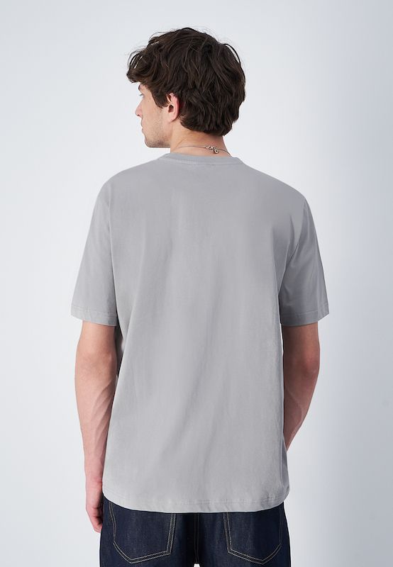 CHAMPION CREWNECK T-SHIRT เสื้อยืดทีเชิ๊ต ผู้ชาย 219870-ES002 Grey - 1 Supersports Thailand