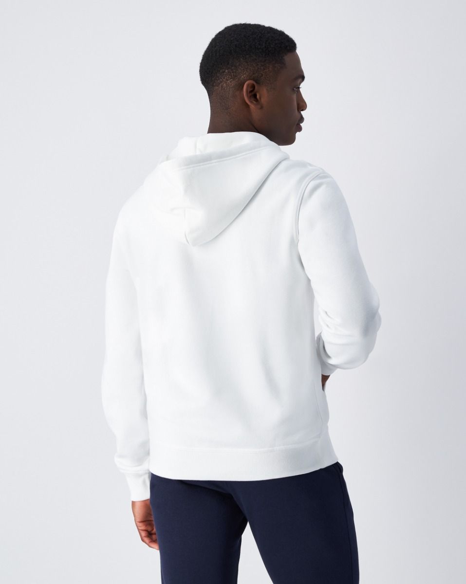 CHAMPION HOODED FULL ZIP SWEATSHIRT เสื้อแจ็คเก็ต ผู้ชาย 220255-WW001 White - 1