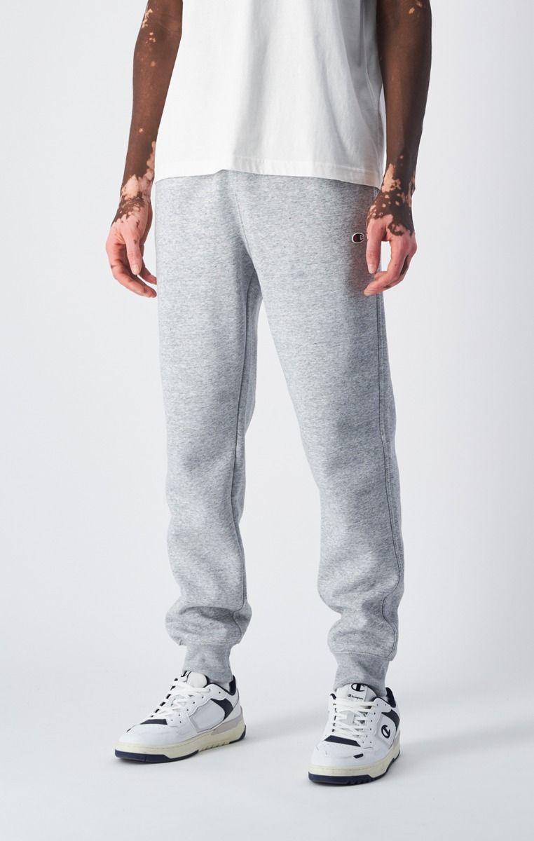 CHAMPION RIB CUFF PANTS กางเกงขายาว ผู้ชาย 220299-EM021 Grey - 1 Supersports Thailand