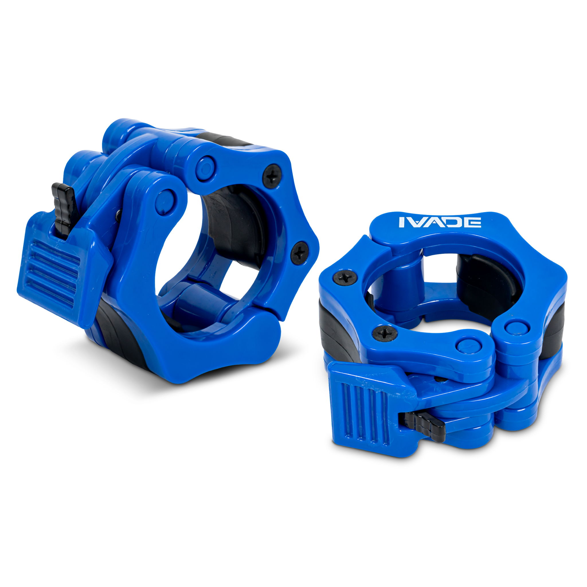 คลิปล็อคคานบาร์เบล 2 นิ้ว (Lock Jaw Olympic Collar) สีน้ำเงิน x 2 ชิ้น - 1