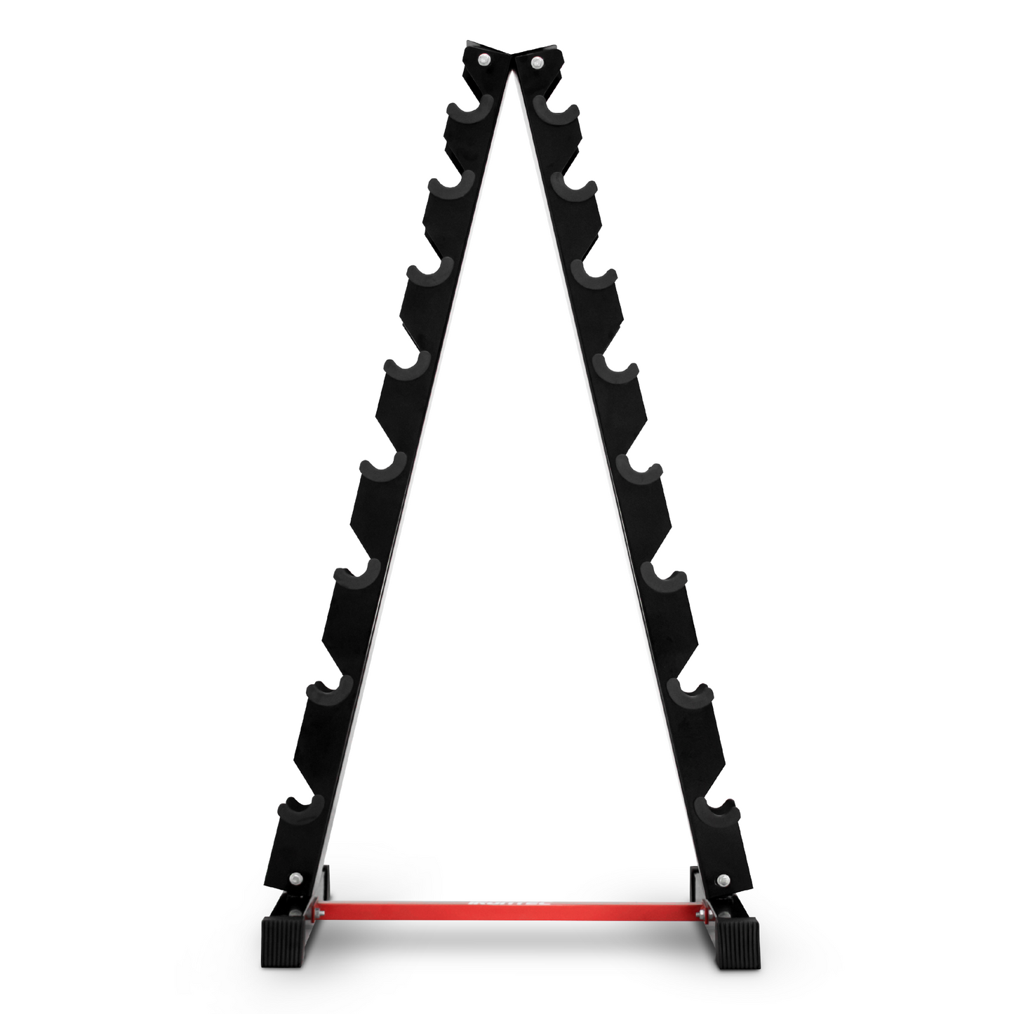 ดัมเบล กลม หุ้มยาง IRONTEC 8 คู่ (2.5-20KG) พร้อมขาตั้ง - 6