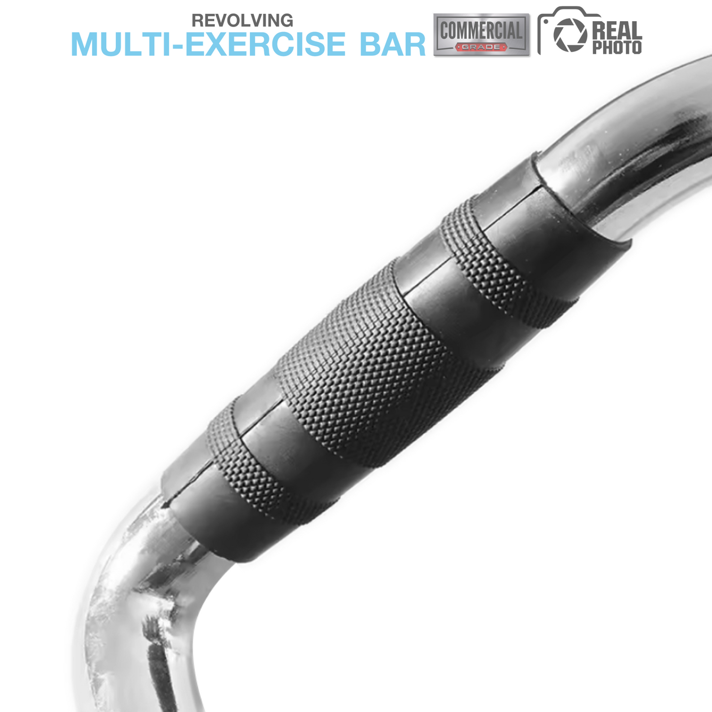 บาร์ Revolving Multi-Exercise Bar (สีดำ) - 5