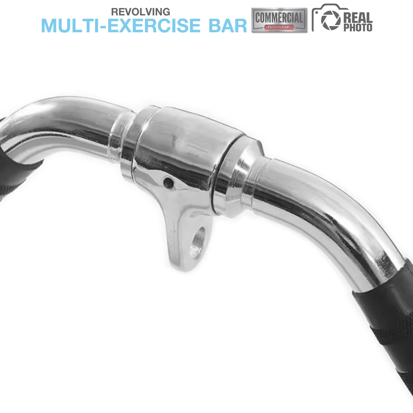 บาร์ Revolving Multi-Exercise Bar (สีดำ) - 7