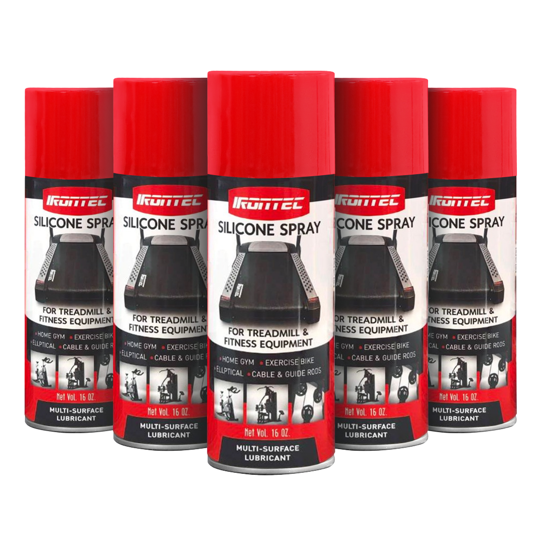 สเปรย์ฉีดสายพานลู่วิ่ง (โดยเฉพาะ) สเปรย์ซิลิโคน ช่วยหล่อลื่นสายพานลู่วิ่ง ลดการเสียดสี ขนาด 400ML ยี่ห้อ IRONTEC - 6