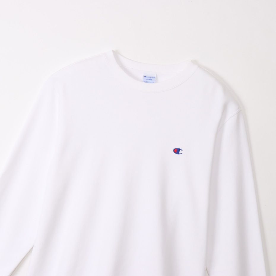CHAMPION CREW NECK SWEATSHIRT เสื้อสเวตเชิ้ต ผู้ชาย C3-Y035-010 White - 3