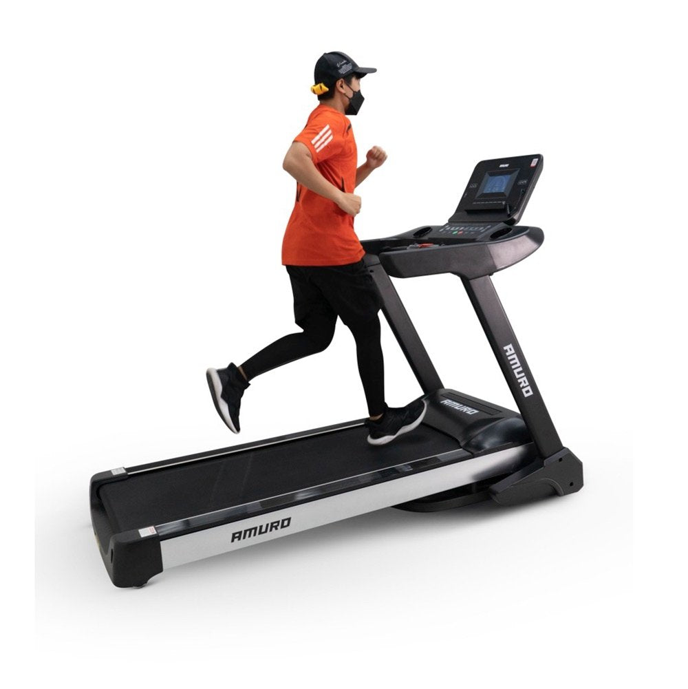 ลู่วิ่งไฟฟ้า (กว้าง 56cm) รองรับ ZWIFT AMURO Japan รุ่น 800XL มอเตอร์ 5.0 แรงม้า ปรับความชันไฟฟ้า ส่งฟรี! - 8