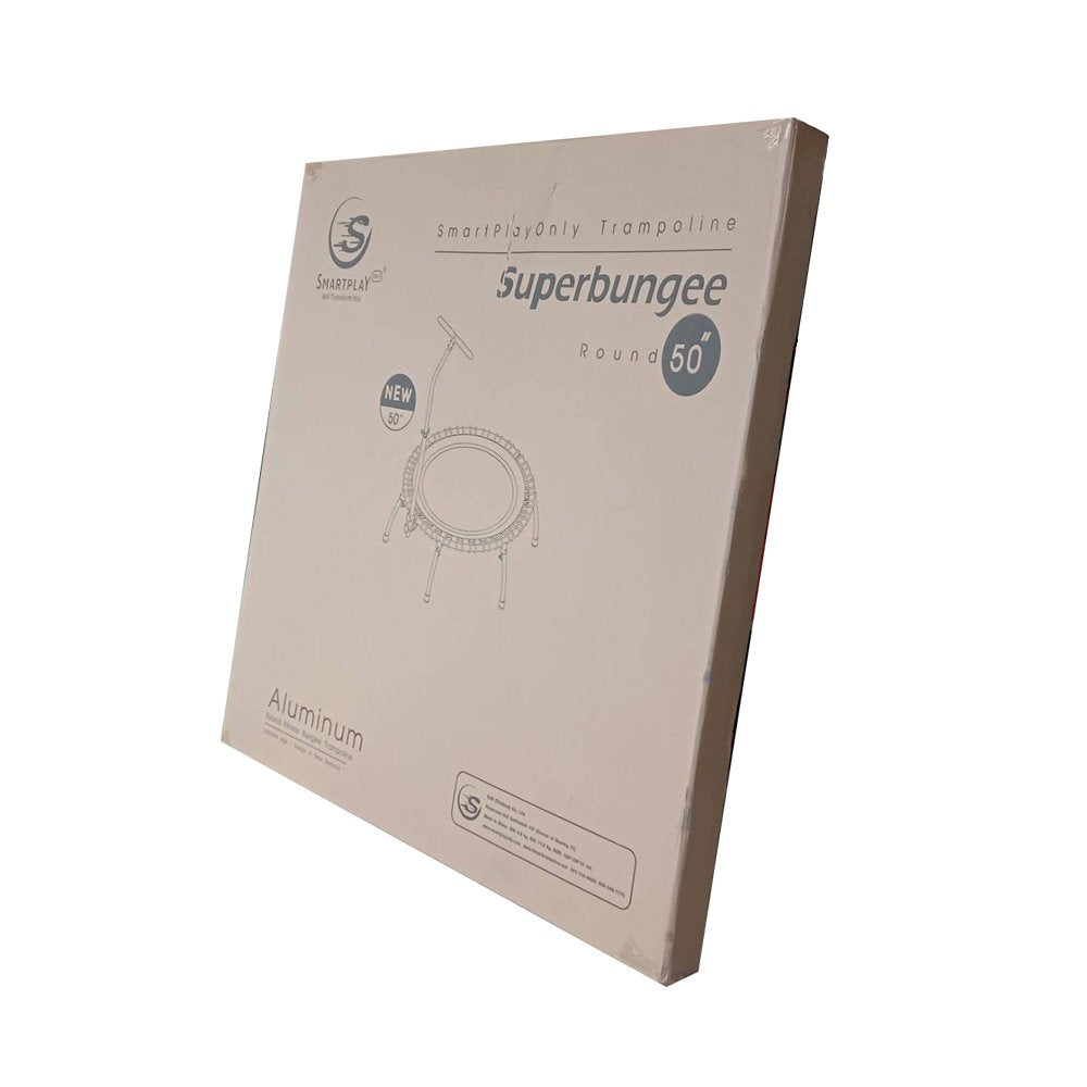 Smartplayonly แทรมโพลีนที่กระโดด ซุปเปอร์บาวซ์โปร พับเก็บขาได้ ขนาด 50 นิ้ว สีฟ้า - 6 Supersports Thailand