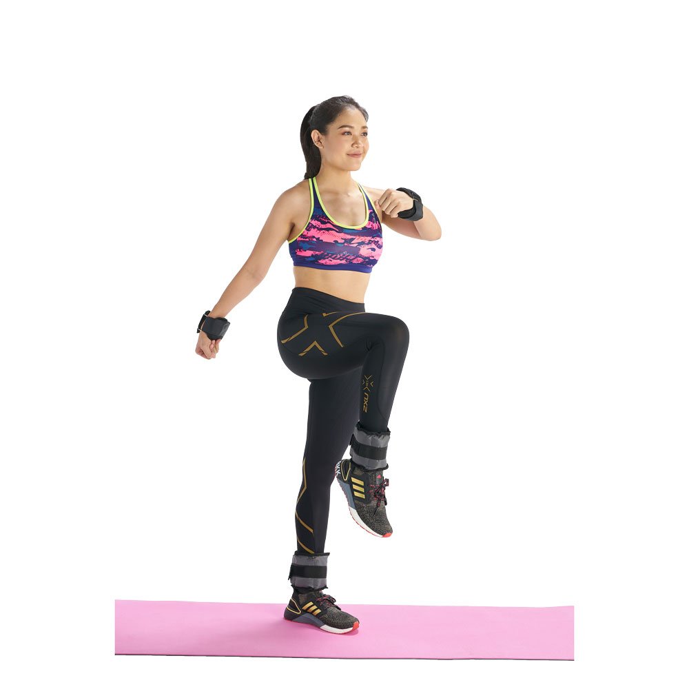 EXERCISE ถุงทรายข้อเท้า/ข้อมือ ขนาดน้ำหนัก 4กก./คู่ AB3744-4 ผ้าร่ม สีเทา - 5