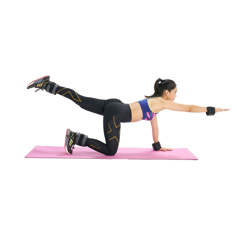 EXERCISE ถุงทรายข้อเท้า/ข้อมือ ขนาดน้ำหนัก 4กก./คู่ AB3744-4 ผ้าร่ม สีเทา - 4