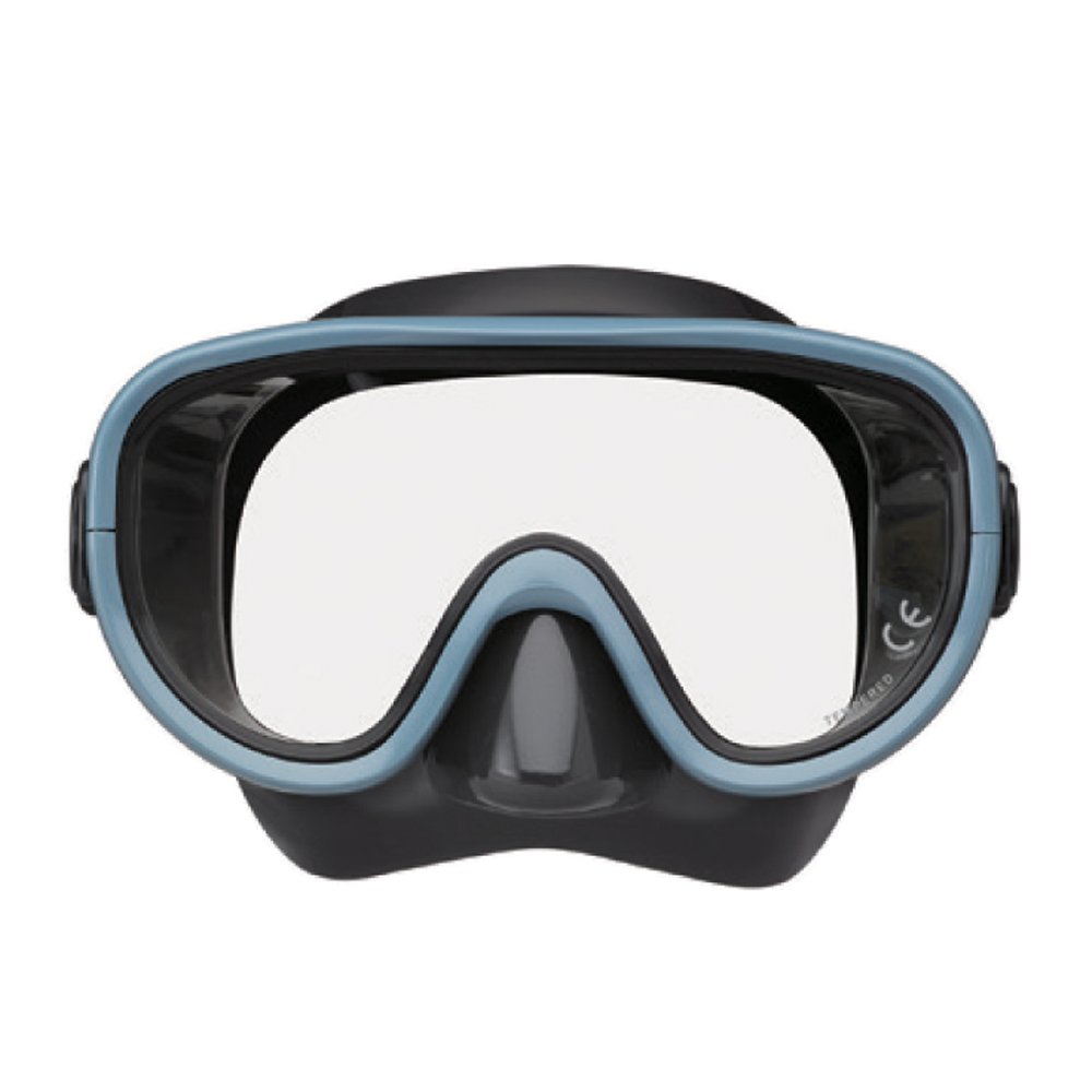 REEF TOURER หน้ากากดำน้ำชุด รุ่น RC0117 สีดำ/ฟ้า - 2