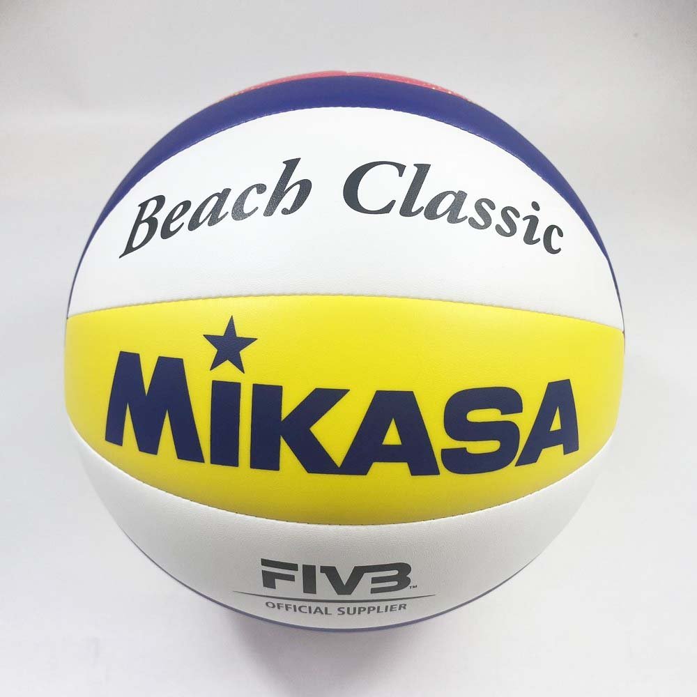 Mikasa วอลเลย์บอลชายหาด BV552C วอลเลย์บอล หนังเย็บ TPU Soft Cover - 1