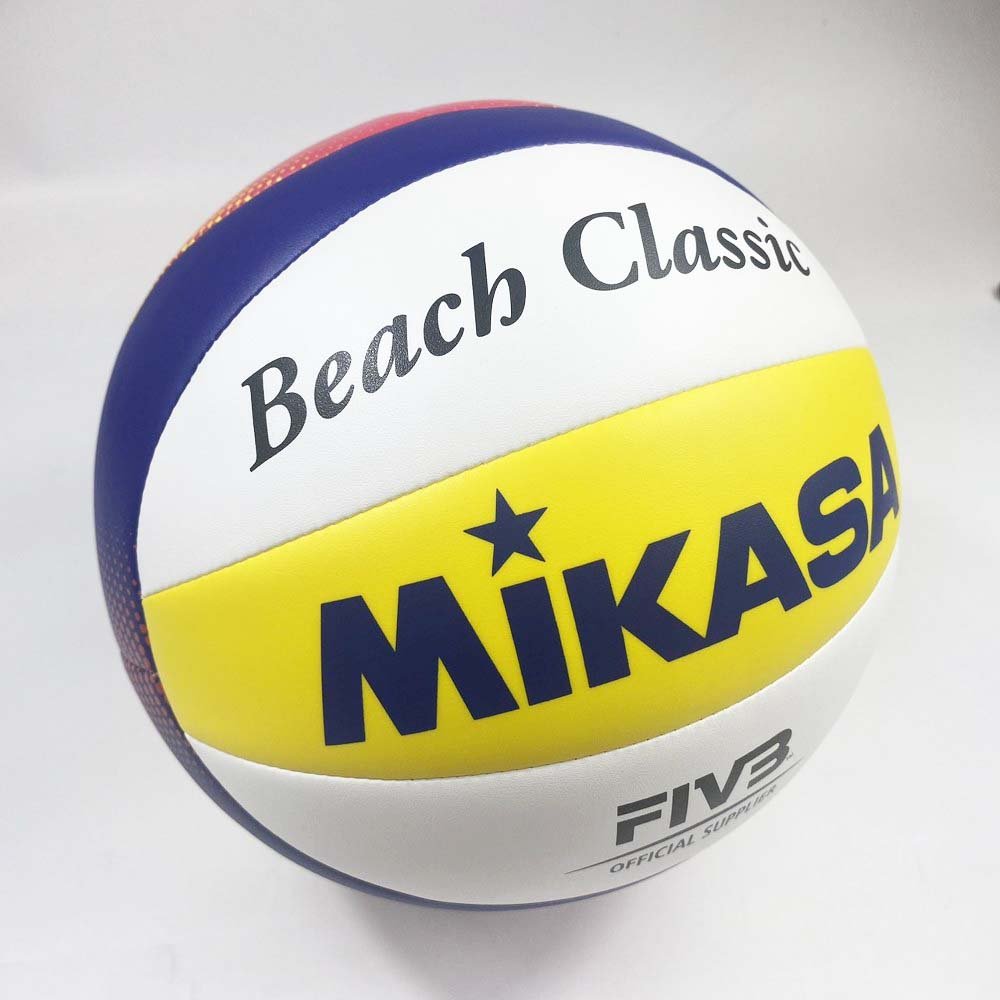 Mikasa วอลเลย์บอลชายหาด BV552C วอลเลย์บอล หนังเย็บ TPU Soft Cover - 3