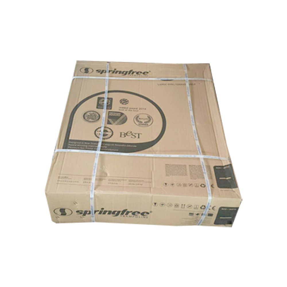 Springfree แทรมโพลีนที่กระโดด รุ่น O47 ขนาด 10 ฟุต ทรงวงรี ขนาด 1.9x2.7 เมตร สีเทา - 5