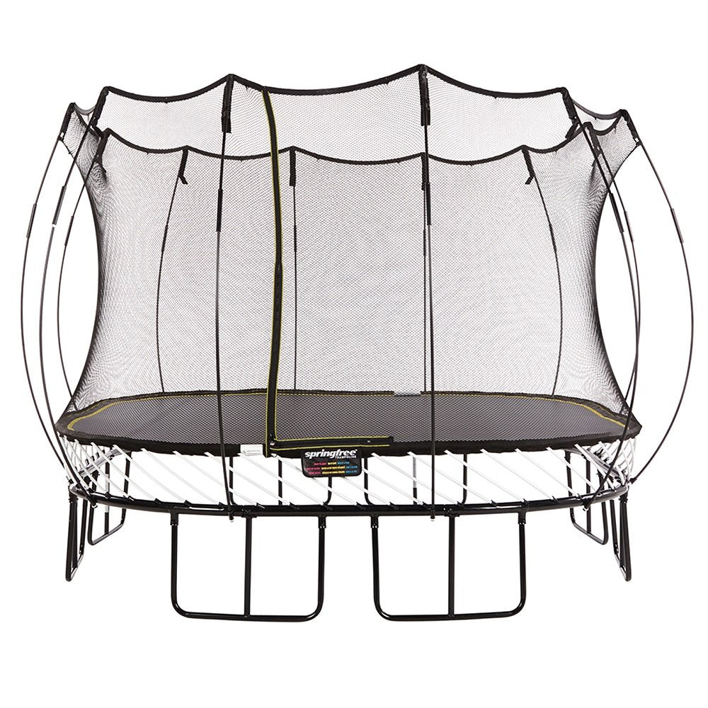 Springfree แทรมโพลีนที่กระโดด รุ่น S113 ขนาด ขนาด 3.4x3.4 เมตร ทรงสี่เหลี่ยม สีเทา - 5