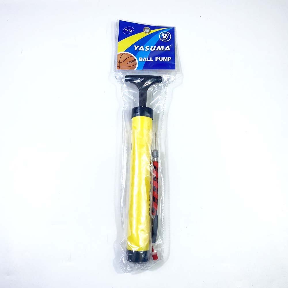 Yasuma ที่สูบมือ สูบลมลูกบอล ที่เติมลม แบบพกพา พร้อมสายและเข็มเติมลม - 1 Supersports Thailand