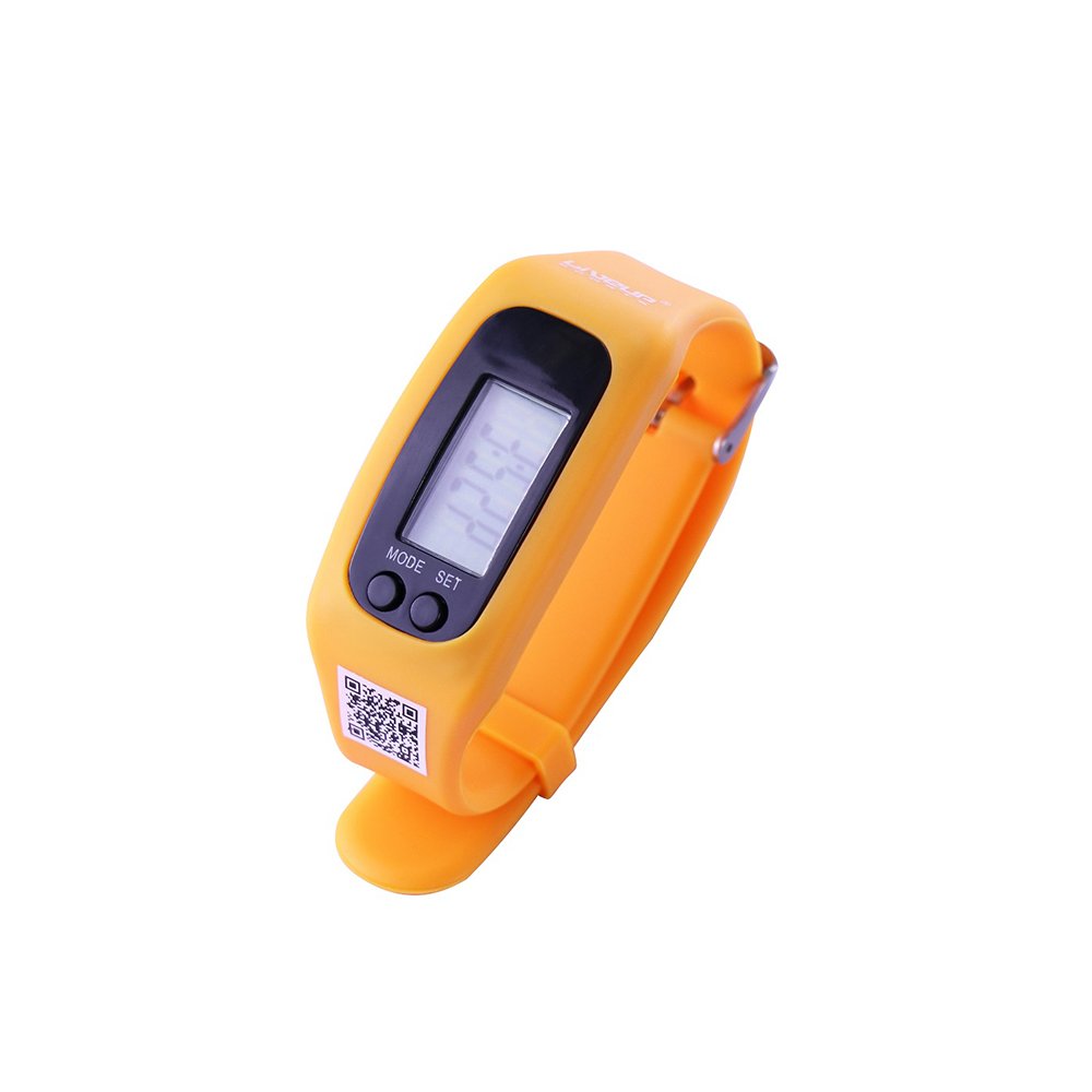 Sport Watch นาฬิกาสำหรับออกกำลังกาย จับสถิติ นับสเต็ป กันน้ำและเหงื่อได้ สีส้ม - 1