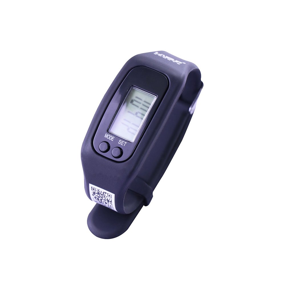 Sport Watch นาฬิกาสำหรับออกกำลังกาย จับสถิติ นับสเต็ป กันน้ำและเหงื่อได้ สีดำ - 1