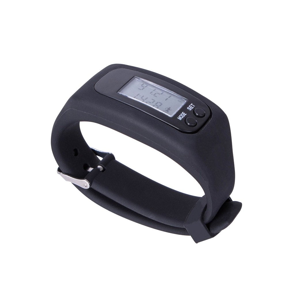 Sport Watch นาฬิกาสำหรับออกกำลังกาย จับสถิติ นับสเต็ป กันน้ำและเหงื่อได้ สีดำ - 3