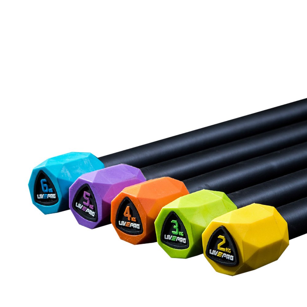 FBT LIVEPRO บาร์เบล Fixed Barbell 2-6 KG LP8145 67333-7