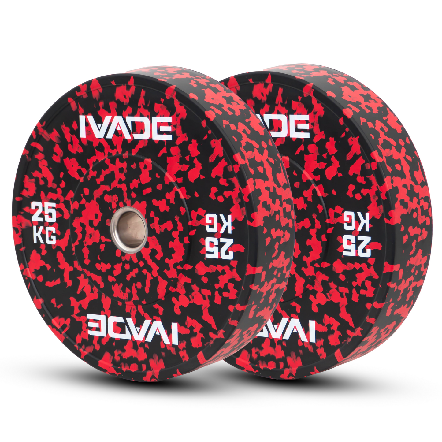 แผ่นน้ำหนัก 5-25กิโล x 2 แผ่น FLECK BUMPER (รูขนาด 2 นิ้ว) รุ่น TBBF