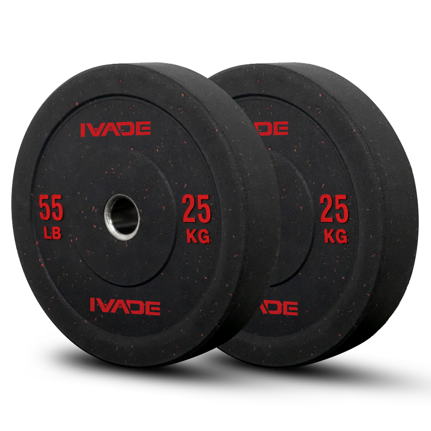 แผ่นน้ำหนัก 5-25กิโล x 2 แผ่น CRUMB BUMPER (รูขนาด 2 นิ้ว) รุ่น DJ