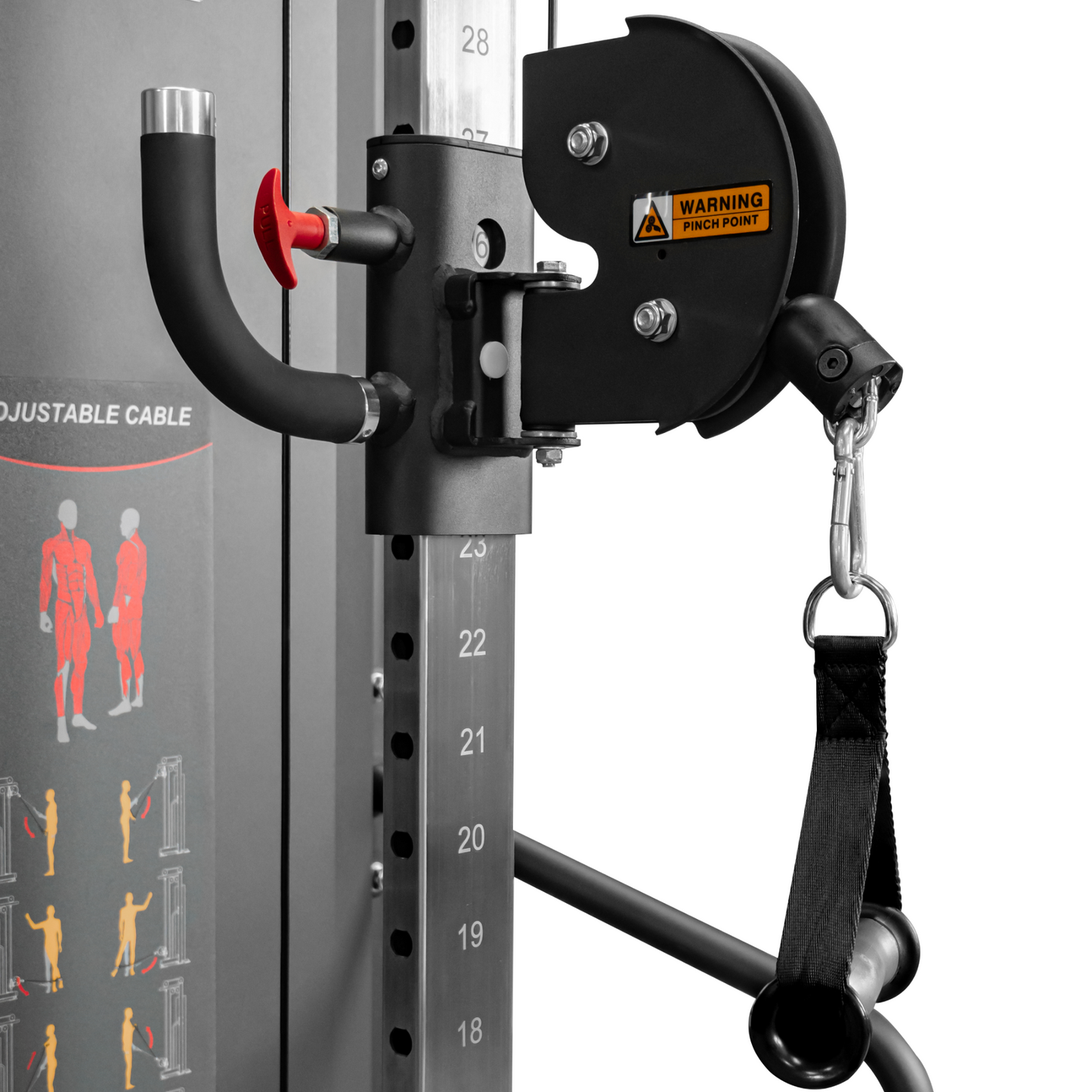 เคเบิ้ลเดี่ยว Single Station MA-24 Hi / Low Pulley Pin-Load - Supersports Thailand Supersports Thailand