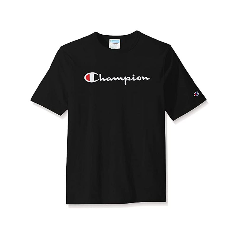 CHAMPION CLASSIC GRAPHIC TEE เสื้อยืดทีเชิ๊ต ผู้ชาย GT19HS22 Y08252-BKC Black - 1 Supersports Thailand