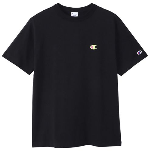 CHAMPION SHORT SLEEVE T-SHIRT เสื้อยืดทีเชิ๊ต ผู้ชาย C3-Z348-090 Black - 1