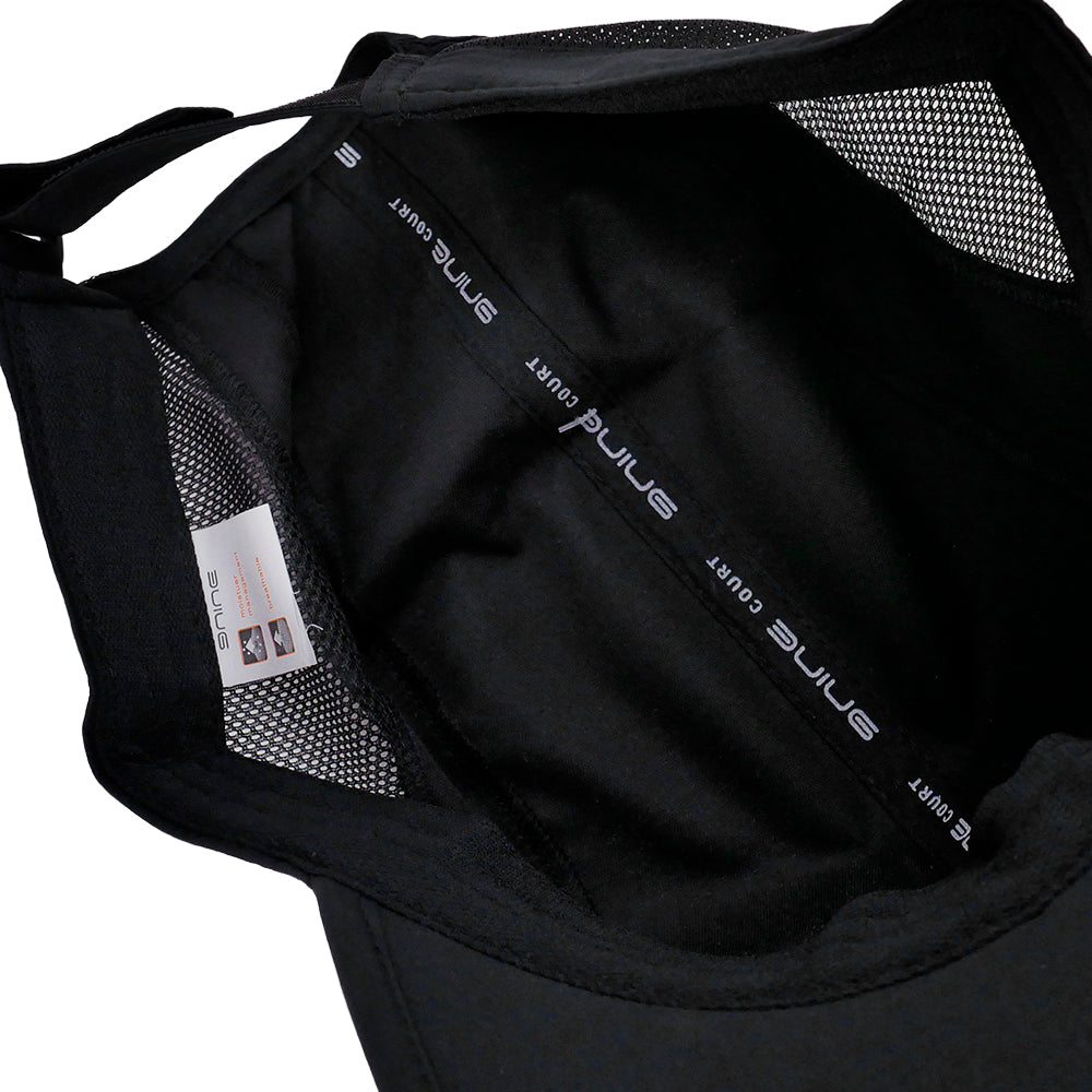 9NINE Black Unisex Tennis Cap Supersports Thailand