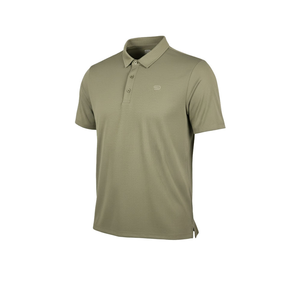 9NINE Btn Polo SS Reg เสื้อโปโลแบดมินตันผู้ชาย
