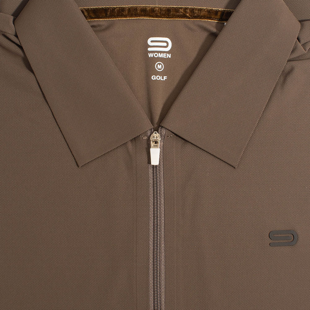 9NINE Brown 26 เสื้อโปโลกอล์ฟผู้หญิง Supersports Thailand
