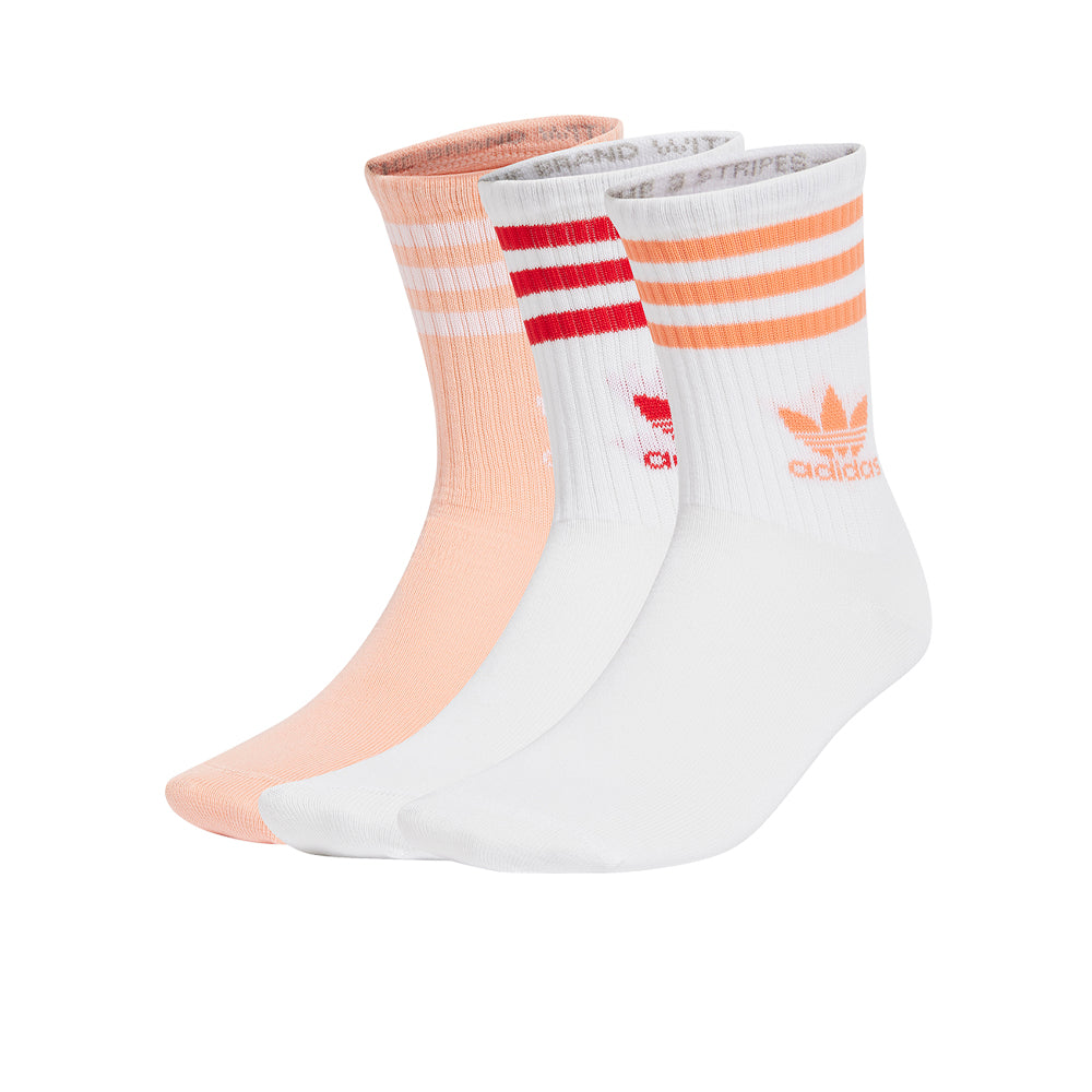 ADIDAS ORIGINALS Mid Cut Crew Unisex Socks (3 Pairs)