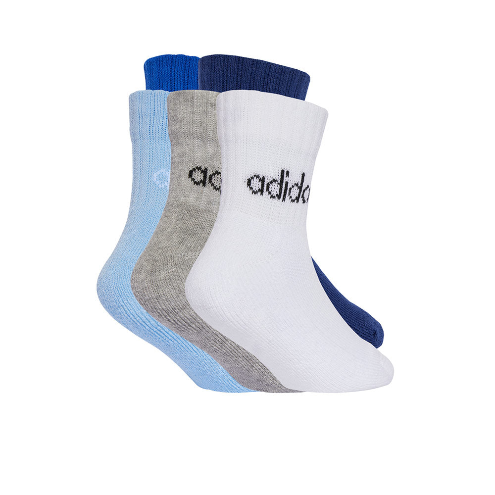 ADIDAS Linear Ankle ถุงเท้าเด็ก (แพ็ค 5 คู่)