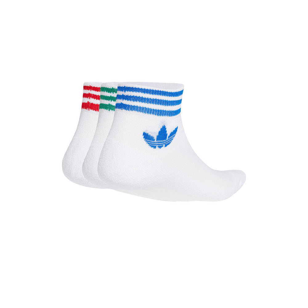 ADIDAS ORIGINALS Island Club Trefoil ถุงเท้าผู้ใหญ่ (แพ็ค 3 คู่)