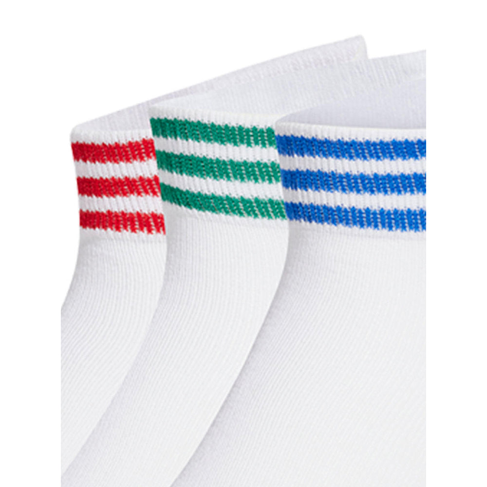 ADIDAS ORIGINALS Island Club Trefoil ถุงเท้าผู้ใหญ่ (แพ็ค 3 คู่)