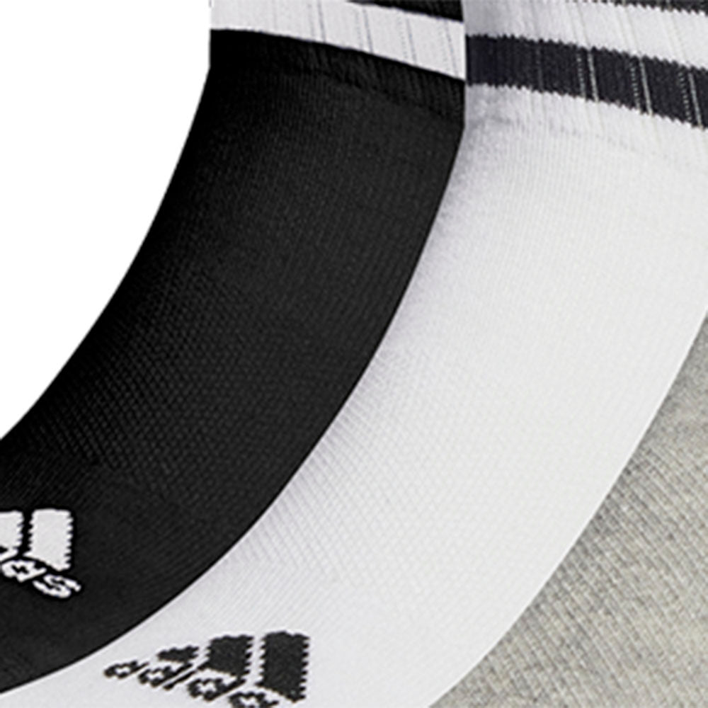 ADIDAS 3-Stripes Cushioned Sportswear Low-Cut Unisex Socks (3 Pairs)