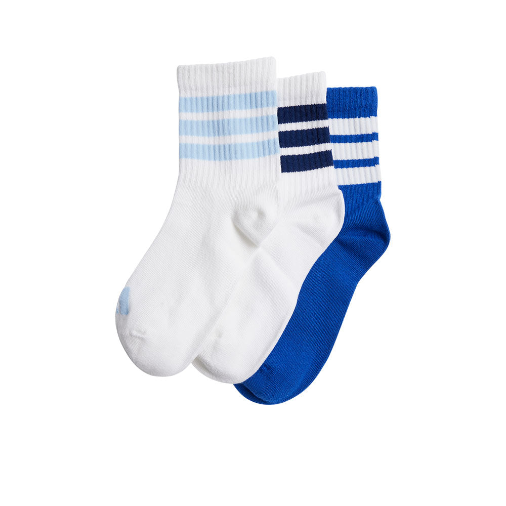 ADIDAS Ribbed ถุงเท้าเด็ก (แพ็ค 3 คู่)
