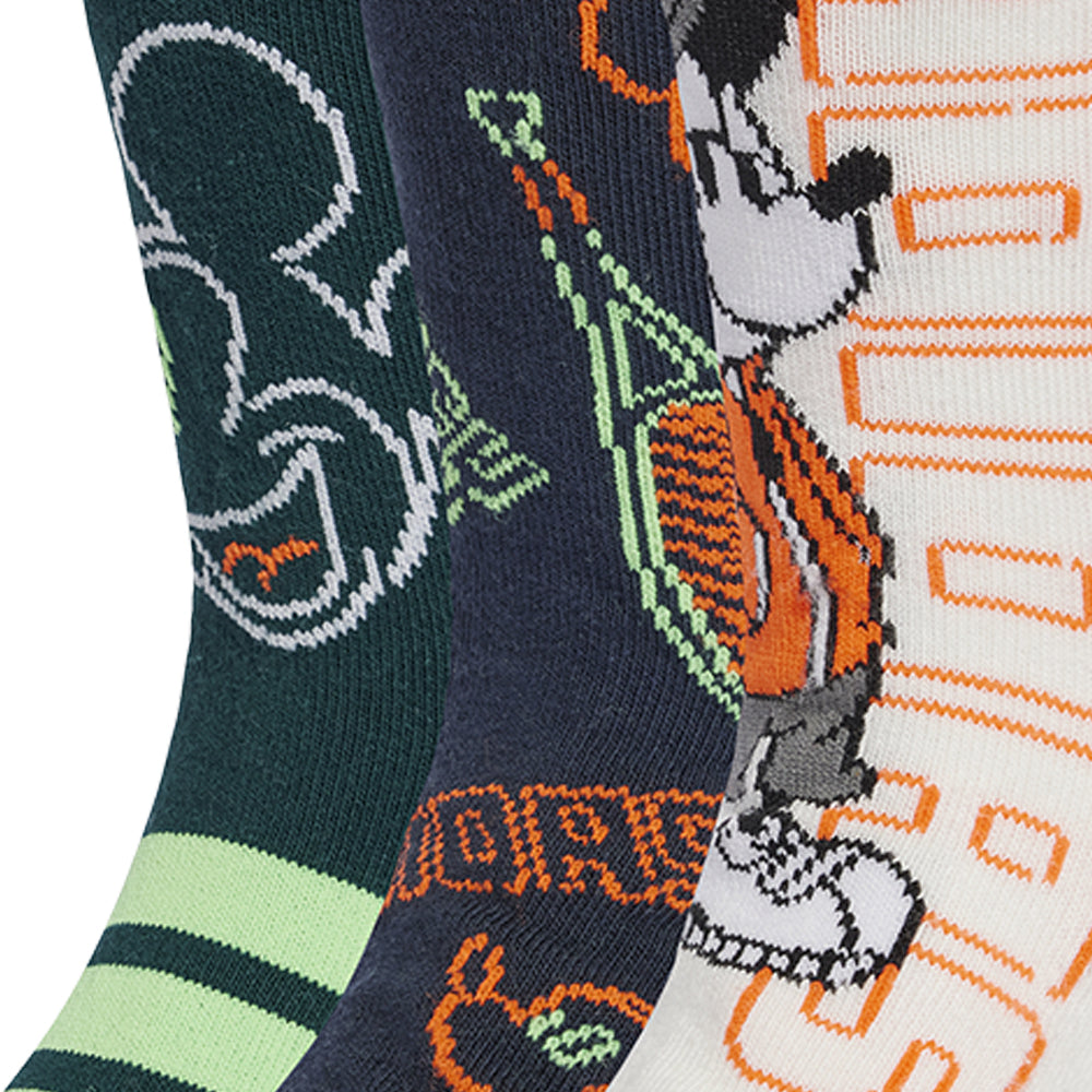 ADIDAS Disney Mickey Mouse Kids Socks (3 Pairs)