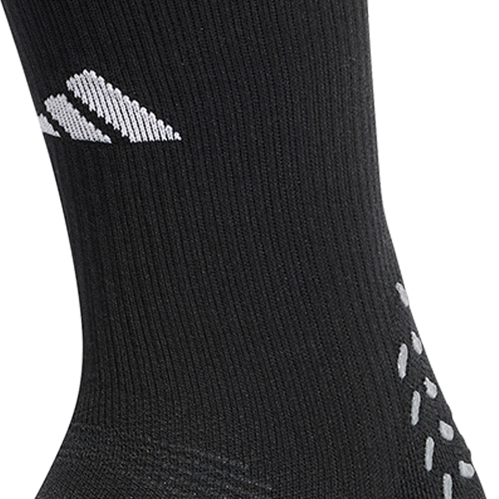 ADIDAS Football GRIP Printed Cushioned Crew Performance ถุงเท้าฟุตบอลผู้ชาย