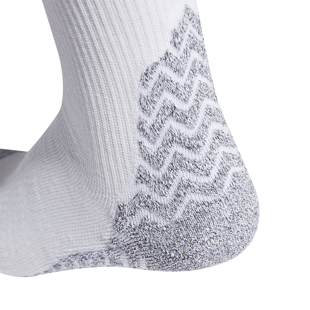ADIDAS Football GRIP Knitted Crew Cushioned Performance ถุงเท้าฟุตบอลผู้ชาย