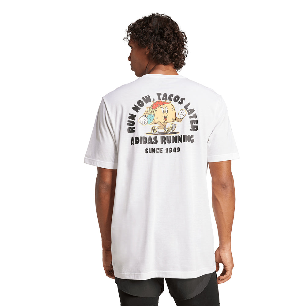 ADIDAS Running Tacos Later Graphic Men's Running T-Shirt