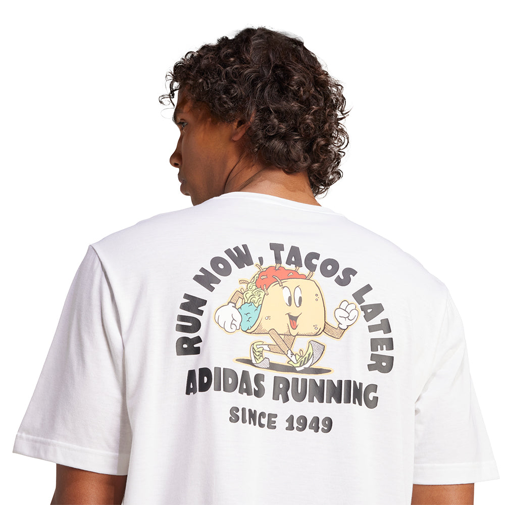 ADIDAS Running Tacos Later Graphic Men's Running T-Shirt