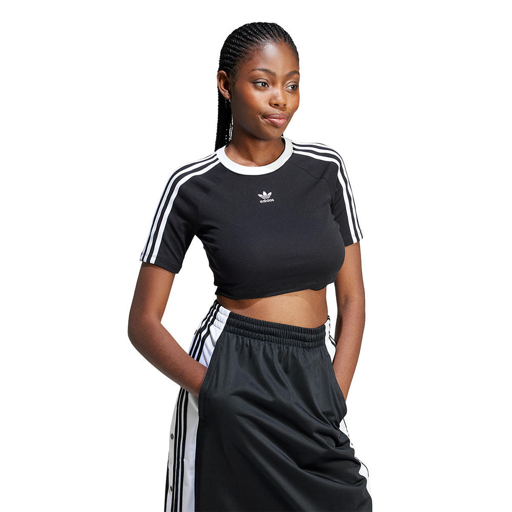 ADIDAS ORIGINALS 3-Stripes Baby Tee Women's T-Shirt