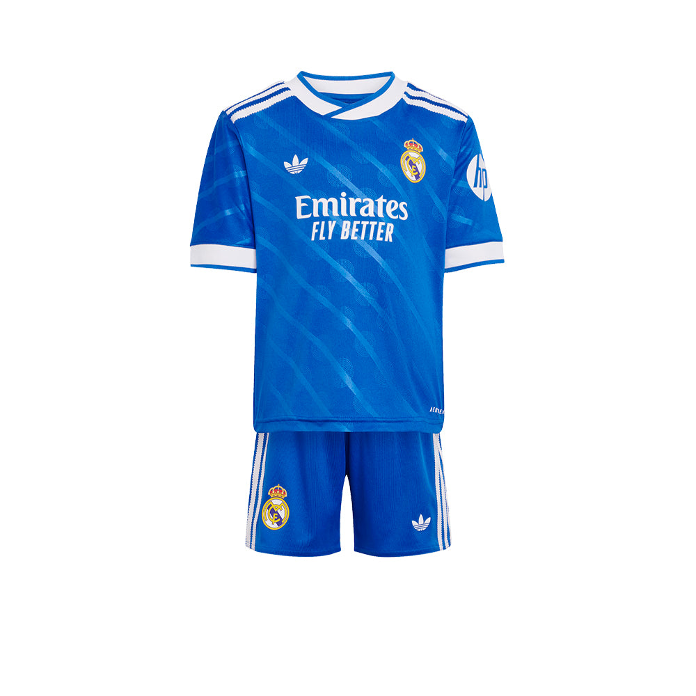 ADIDAS ชุดเซ็ตแข่งเด็กทีมเรอัล มาดริด ชุดที่สาม ฤดูกาล 2025/26