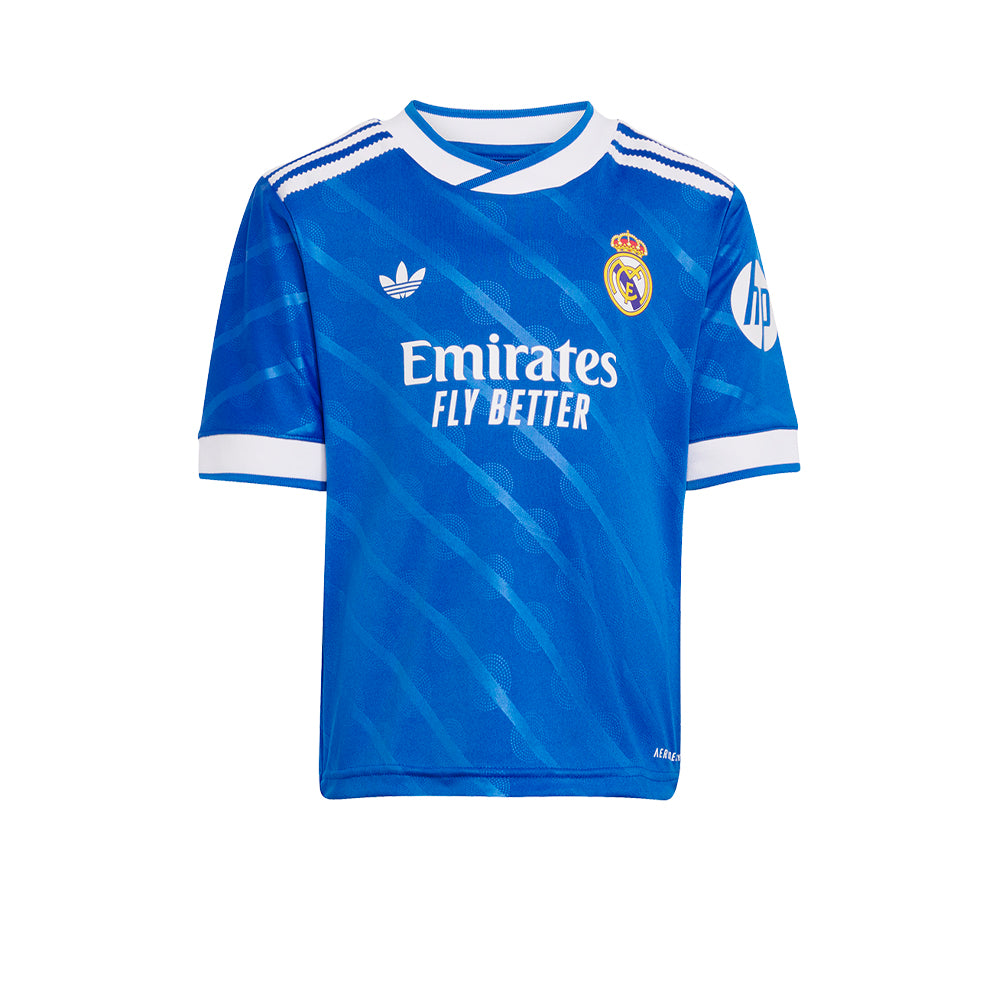 ADIDAS ชุดเซ็ตแข่งเด็กทีมเรอัล มาดริด ชุดที่สาม ฤดูกาล 2025/26