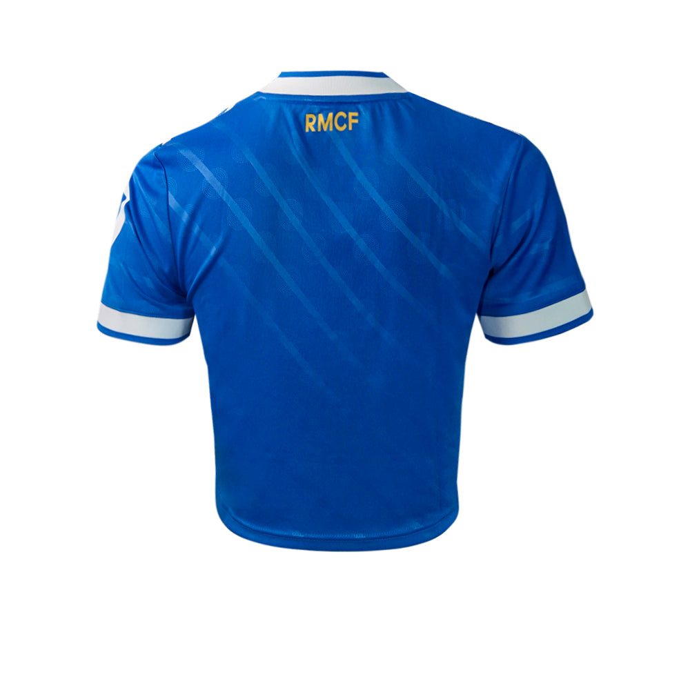 ADIDAS เสื้อแข่งผู้หญิงทรงครอปทีมเรอัล มาดริด ชุดที่สาม ฤดูกาล 2025/26