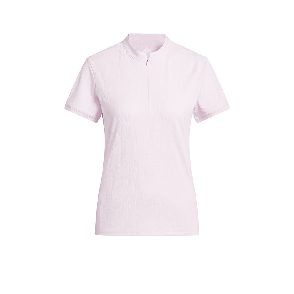 ADIDAS Go-To Jacquard Short Sleeve Women's Golf Polo Shirt