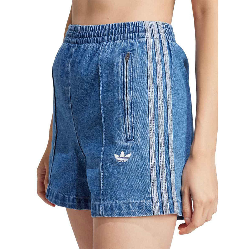 ADIDAS Adicolor Denim Firebird กางเกงขาสั้นผู้หญิง